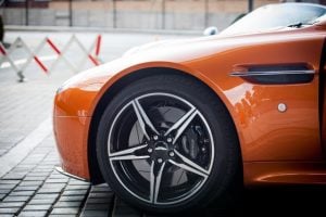 orange car